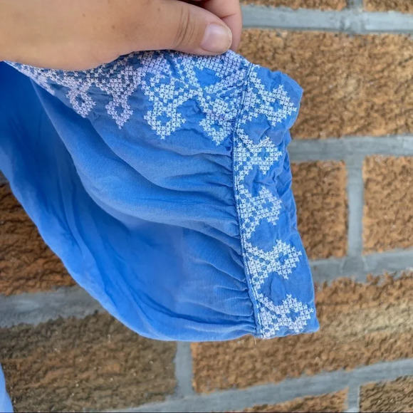 MELISSA ODABASH Melissa Odabash Embroidered Peasant Top large - Picture 9 of 9